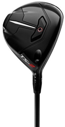 Titleist TSR2 Fairway Wood — titanium-faced fairway wood with adjustable hosel on golf course